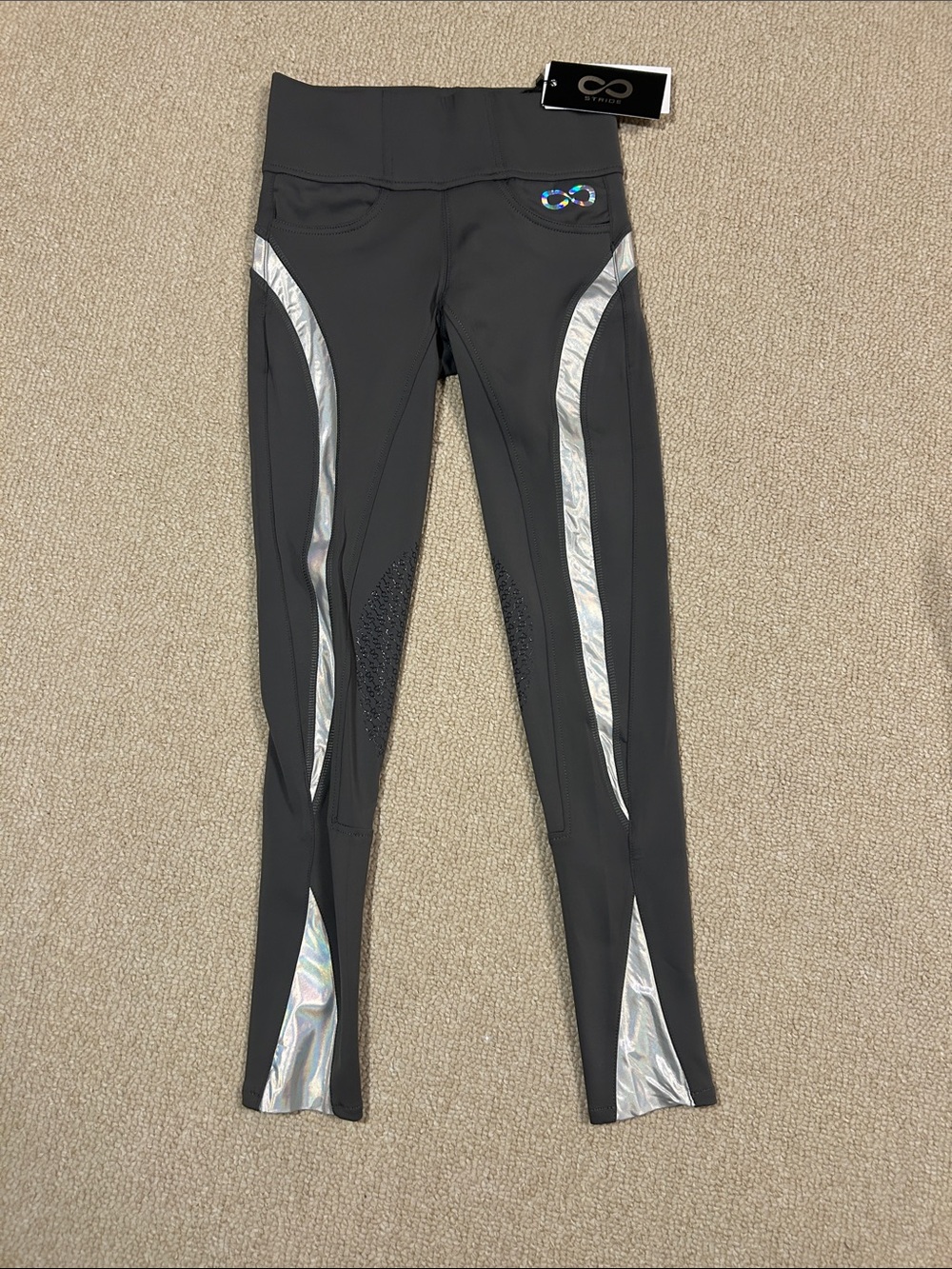 NWT Stride Prism Knee Patch Riding Tights